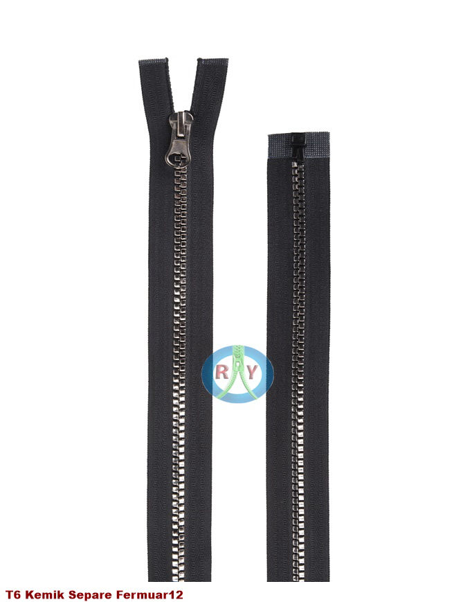 T6 Delrin Separe Zipper  12